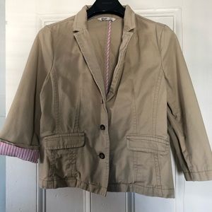 Old Navy blazer - size L.  EUC.  Cute cuff detail!